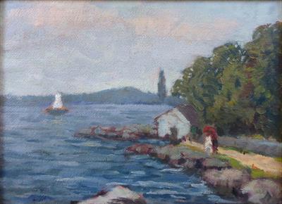 Josef Bino - Promenáda u jezera