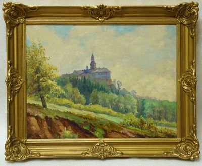 Zámek Náchod v krajině -  František BÍLEK 1937