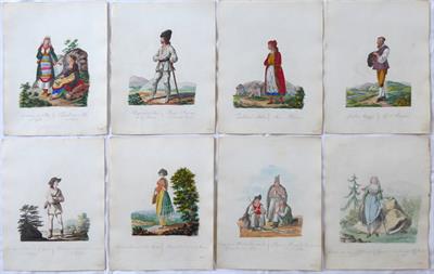 Costumes de la Monarchie Autrichiene- 8 listů