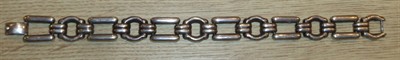 Art deco stříbrný článkový náramek Ag 900/22 g