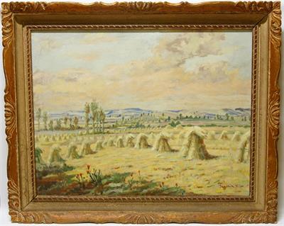 Galerijní formát - olejomalba "Letní den"  Vojtěch ŠKRDLÍK