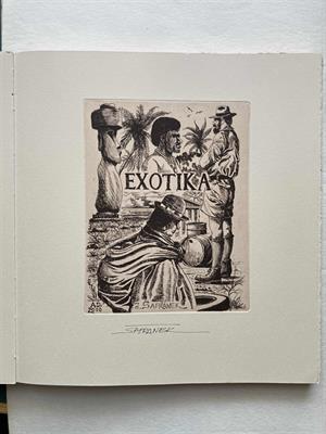 Jan Šafránek, Exotika, 24 originálních leptů