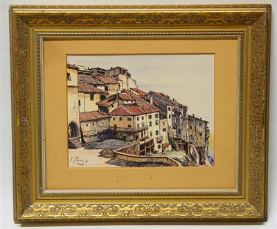 Nonza Korsika - obrázky z cest Karel ŽIVNÝ, komb. technika