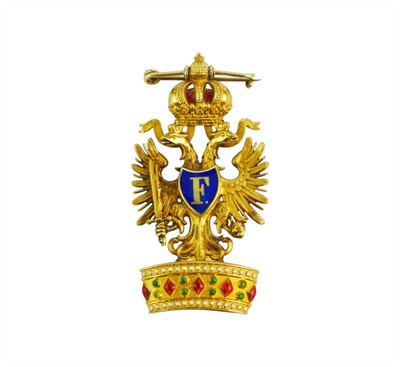 Řád železné koruny - brož