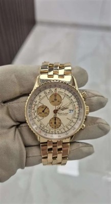 Breitling Old Navitimer „Série Blanche“ 18K Žlté Zlato