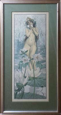 Luděk Marold (1865-1898) - Dívka s lekníny