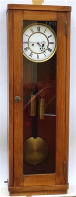 Nástěnné  dvouzávažové hodiny s půlovým bitím