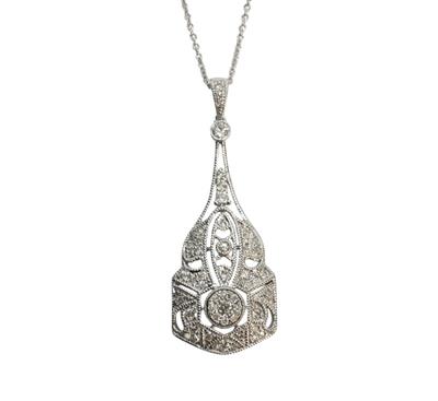 Zlatý náhrdelník s brilianty