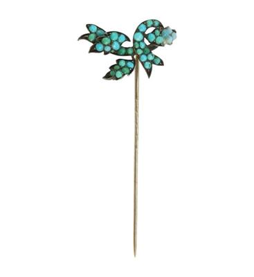 Jehlice zdobená tyrkysy
