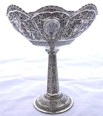 Dekorativní stříbrná mísa na noze - Derby Silver Company, U