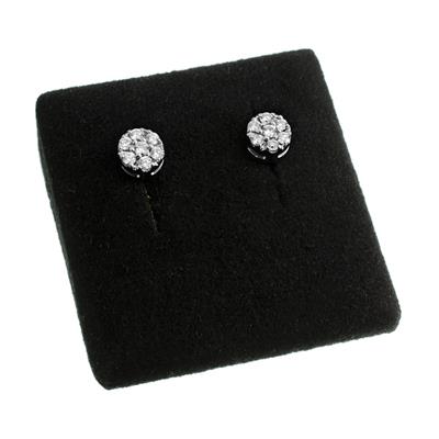 Zlaté náušnice s brilianty