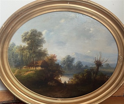 Havránek, krásný olej, 19 stol přední krajinář