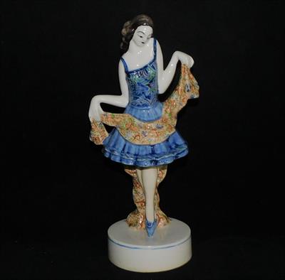 TANEČNICE - keramika, art deco, perfektní stav