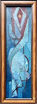 J. K.Novák: Abstraktní kompozice v modré