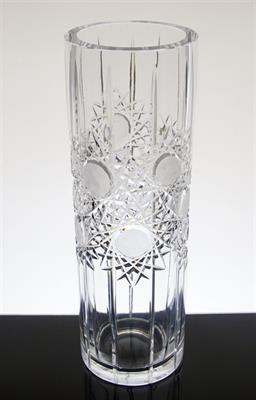 Broušená křišťálová váza Harald WALTER Bohemia Poděbrady