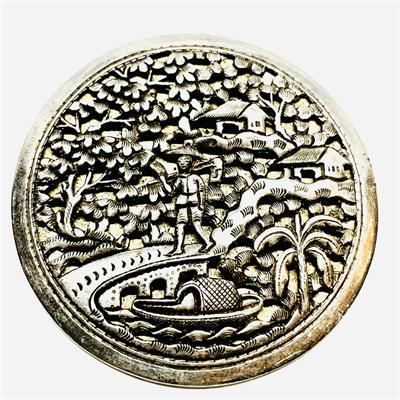 Stříbrná brož Trieng Vietnam