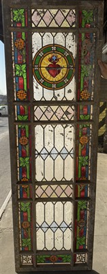 Vitrážové okno, 19 stol. velké, malované