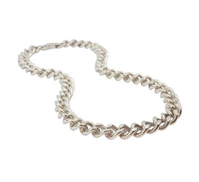 Stříbrný článkový náhrdelník