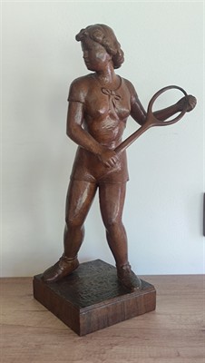 Bartoš František - socha tenistky - student Gočára?