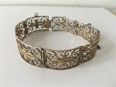 Stříbrný filigránový náramek