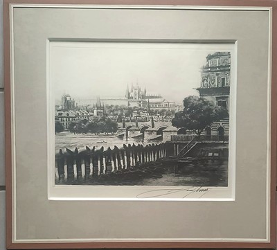 Vaice Josef: Hradčany a Národní divadlo. Pragensie.
