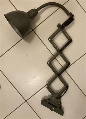 Retro 1960 designová nůžková lampa na zeď