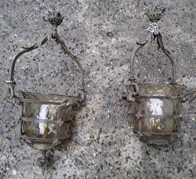 Bronzové světlo 2 ks