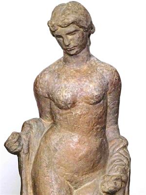 Josef Palouš, ženský akt, 1913