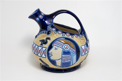 Konvička ve stylu ART-DECO, egyptský motiv AMPHORA Trnovany