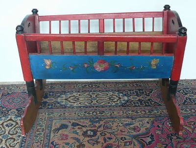 Kolébka dětská malovaná