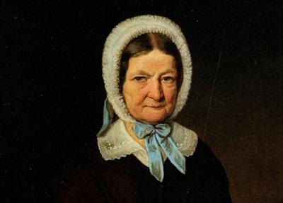 JOHANN NEJEBSE - Portrét, olej, 1849