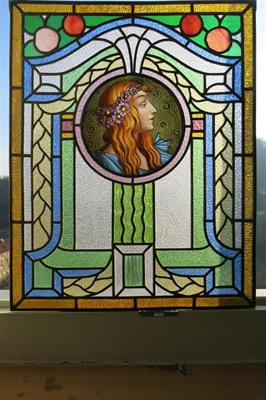 Vitráž z let 1915 - 1920