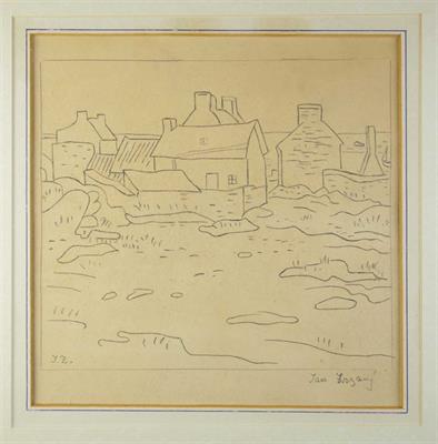 Jan Zrzavý - Domky na Île de Sein