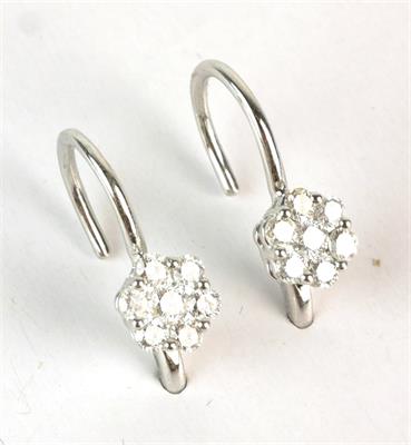 Zlaté náušnice s brilianty 0,8 ct