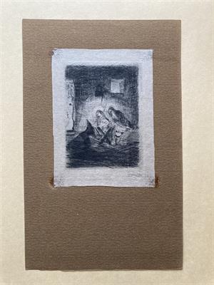 Bohuslav Reynek, Narození Páně I, suchá jehla 1937