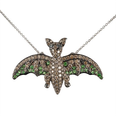 Náhrdelník s diamanty 1 ct a tsavority