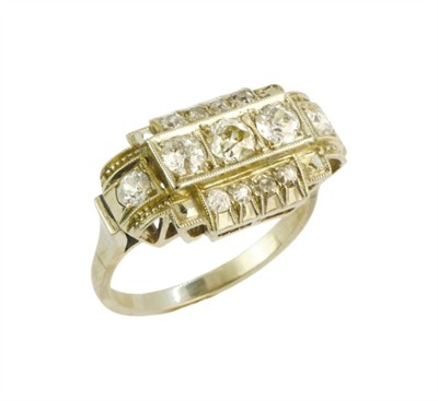 Briliantový prsten art deco, 0,64 ct