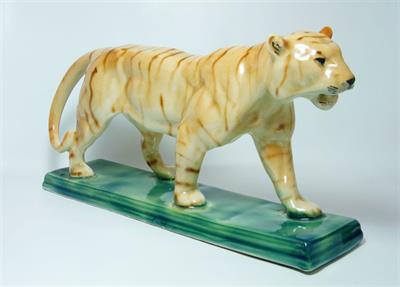 Keramická socha TYGR, Ditmar Urbach Teplice