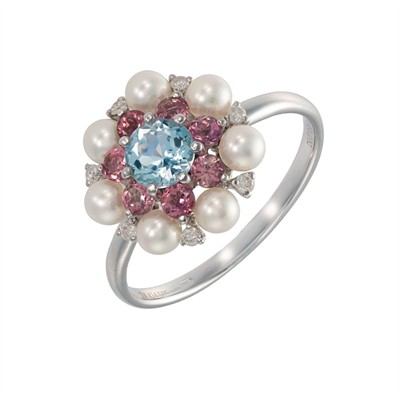 Zlatý prsten s přírodním kameny