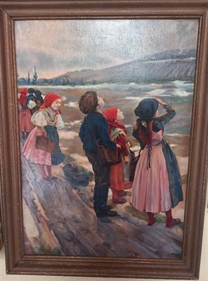 Děti na Chodsku, malíř Jan Vaněk rok 1942