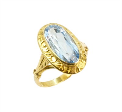 Zlatý prsten se spinelem