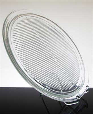 Velký tác s geometrickým dekorem Rudolf JURNIKL Libochovice