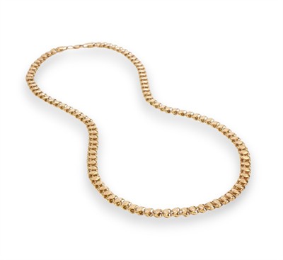 Zlatý článkový náhrdelník