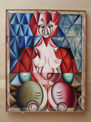 Antonín Stibůrek-Sedící žena