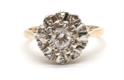 Zlatý prsten s diamanty