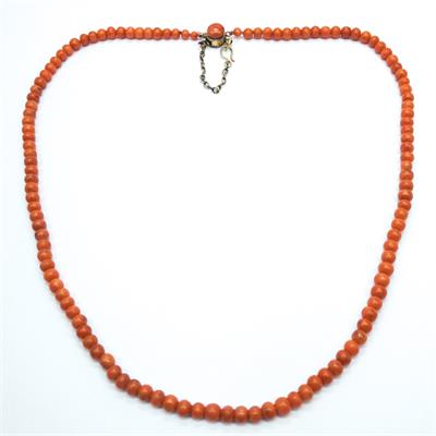 KORÁLOVÝ NÁHRDELNÍK - ŠŇŮRA MOŘSKÝCH KORÁLŮ