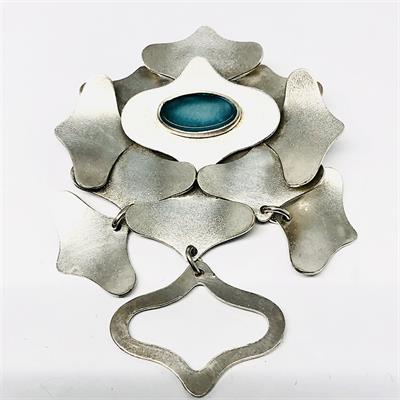 Originální stříbrná brož