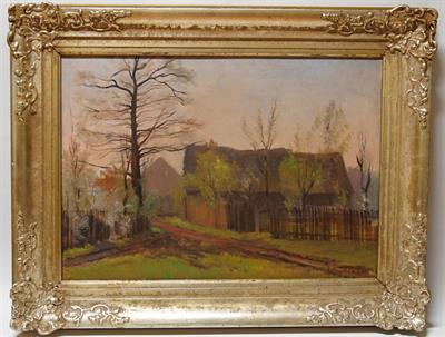 Olejomalba většího formátu "POLABEC" Ladislav H. STRUNA