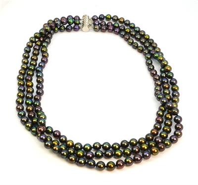 Zlatý perlový náhrdelník