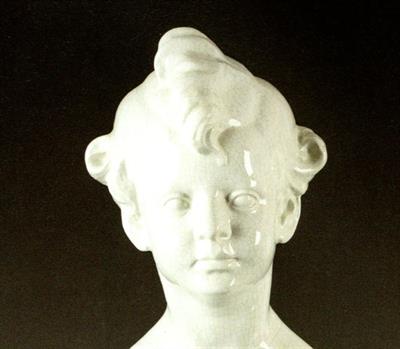 JOSEF FIALA - Portrét dítěte, keramika RAKO